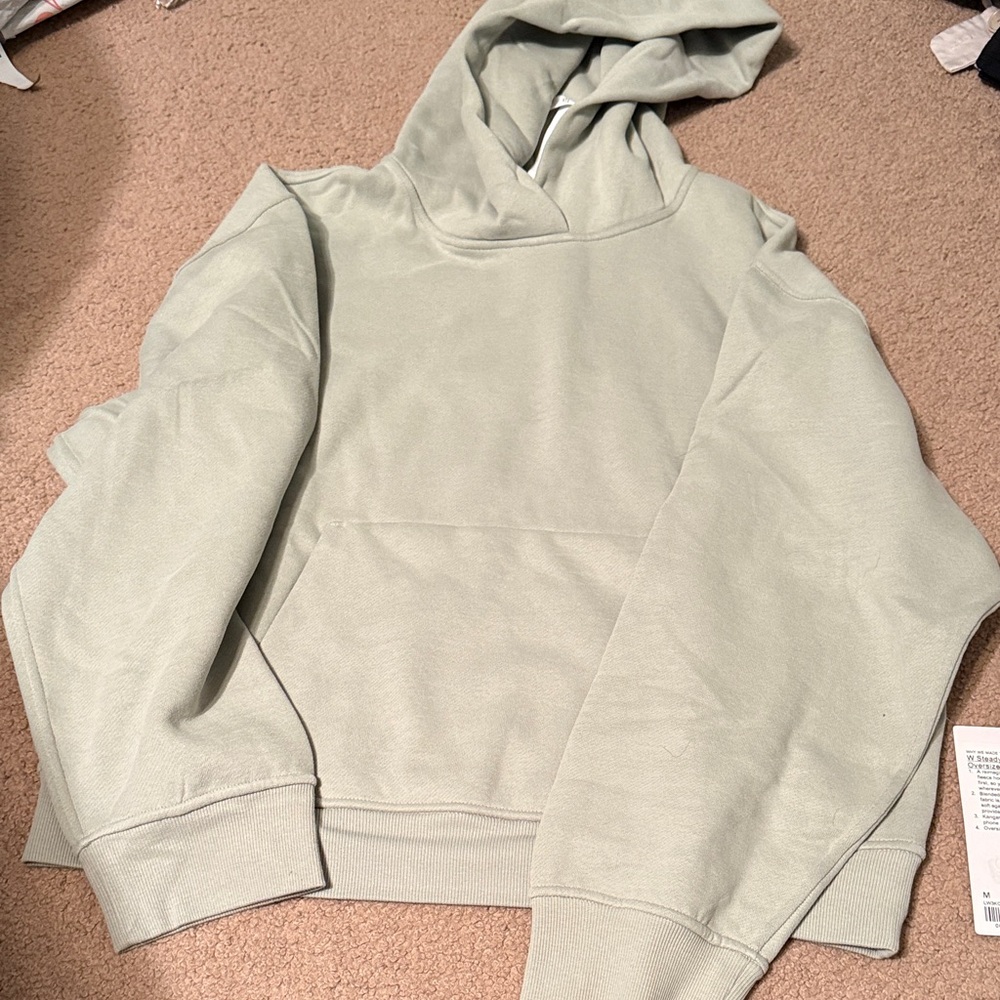 Women’s steady state hoodie in Fog Green Sweatshirt